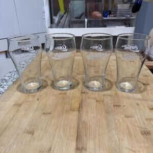 VTG Coke Coca-Cola enjoy glasses set Of 4 four Libbey *
